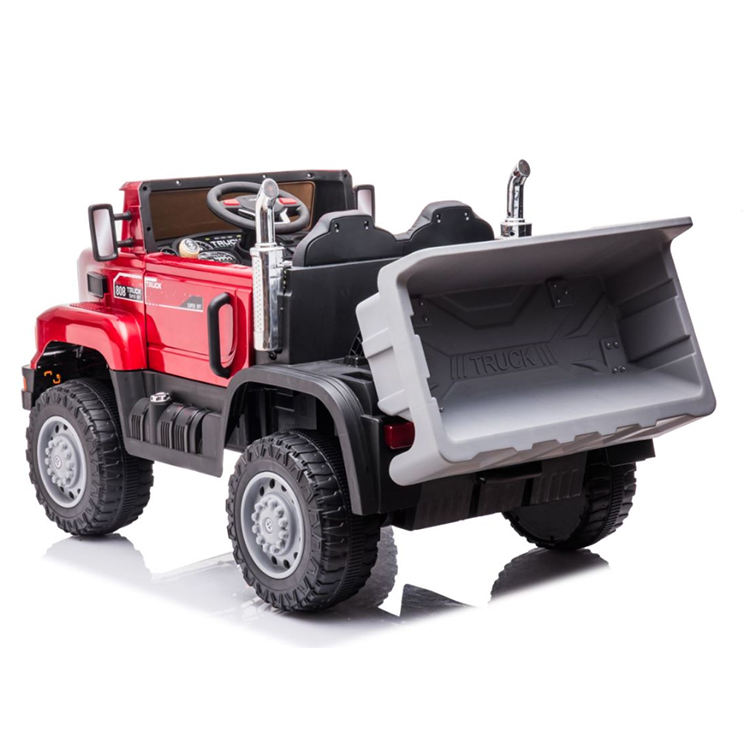 12V Ride On Tractor Truck Car for Kids Plastic Material and Emote Control Included