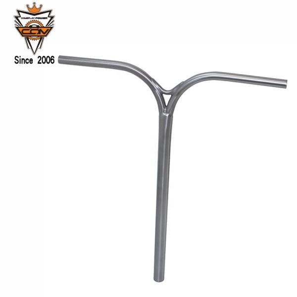 Oversized Titanium T Bars Handlebar Street Scooter Bar 25.1 - 26.5mm Clamp Diameter