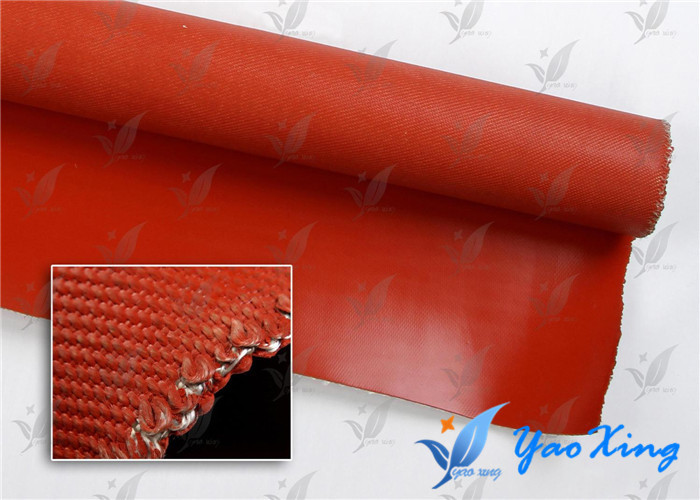 1mm Fireproof Silicone Coated Fiberglass Fabric For Welding Blanket