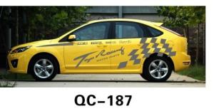 China Durable and Water Proof PVC Custom Car Body Sticker QC-187I wholesale