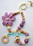 Baby sling necklace, baby bracelet, crochet bracelet, teething bracelet, crochet