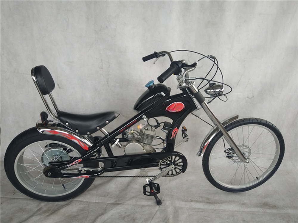 80cc Two Stroke Gas Kit Motorcycle Chopper Bicycle Max. Speed 40km/h for Adult Riders