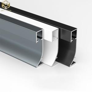 China 78mm Aluminium Skirting Profile Board With Led Strip ODM wholesale