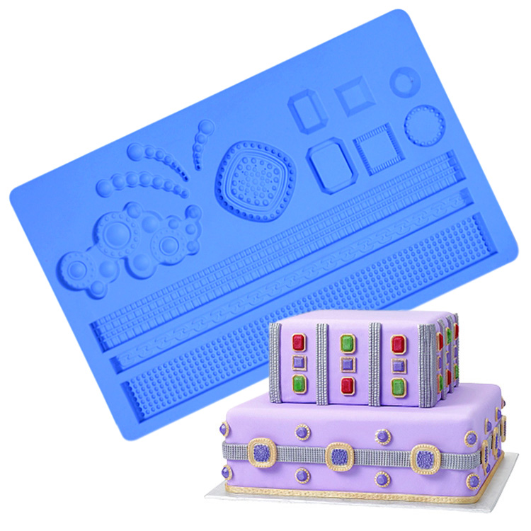 Silicone Baking Utensils Custom Size Non-Slip Baking Mats Silicone Furniture Fondant Molds Mat