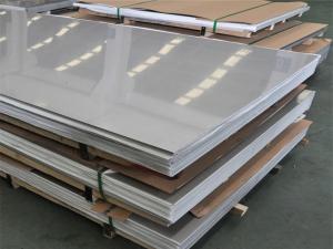 China Brushed Surface Stainless Steel Sheet AISI 316L BA 8K 300mm wholesale