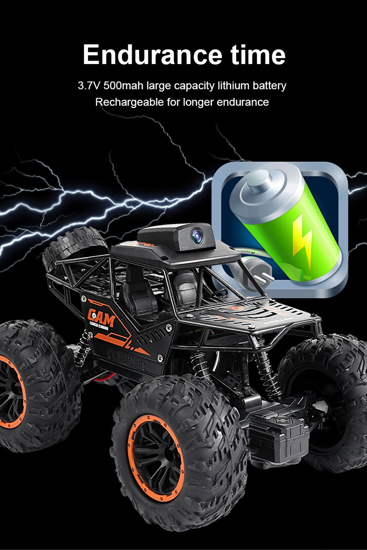 WIFI Outdoor RC Car Toy 720P Definition Image Transmission Video Car for 5-7 Years Old