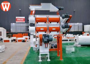 China 12mm 100KW Poultry Pellet Feed Plant With Twin Conditioner wholesale