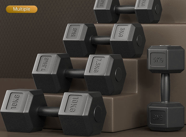 Cast Iron Hex Dumbbells Adjustable Home Gym Fitness Equipment Steel Free Weights
