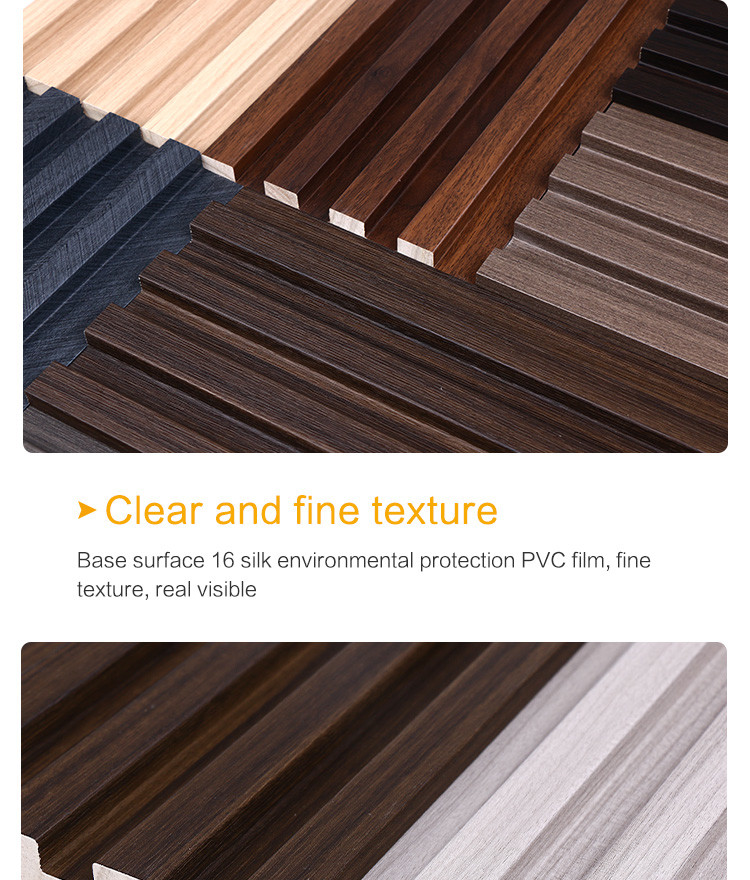 Environmental Protection Wall Panel Wood Grille Groove Solid Wood Wall Panel