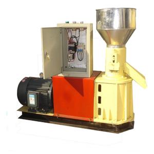China Farm Mini Flat Die Pellet Mill SKJ2-200 11KW Fish Food Pellet Making wholesale