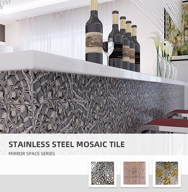 8K Mirror Stamped Stainless Steel Sheet 0.5mm Water Ripple Stainless Steel Ceiling Plate