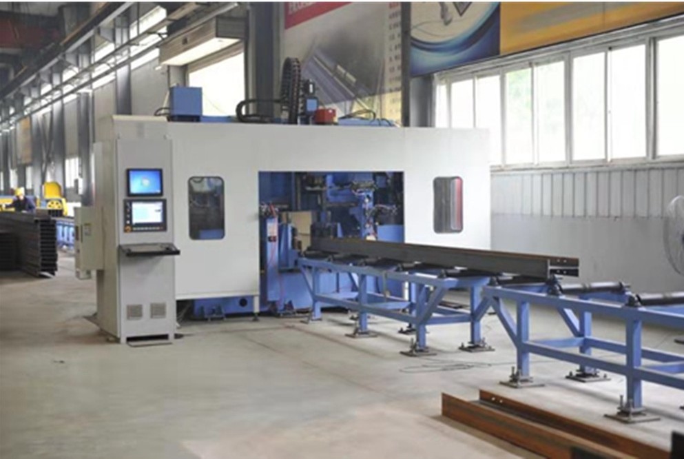 1250×600mm High Speed CNC Drilling Machine Cnc Beam Drilling Machine H Beam