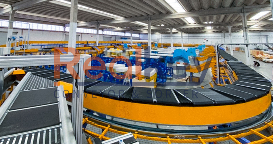 Easy Maintain Cross Belt Sorter Conveyor For Postal And Express Delivery