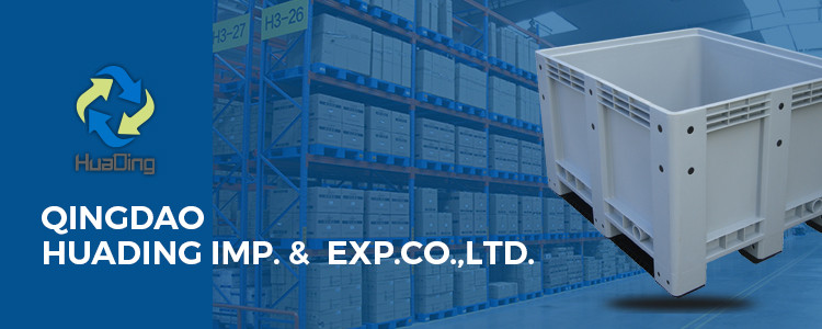 cheap large foldable collapsible plastic pallet box bulk container collaps plastic pallet box
