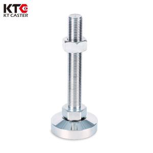 China Automatic facilities 127mm metal Adjustable Leveling Foot Vernickeln Treatment wholesale