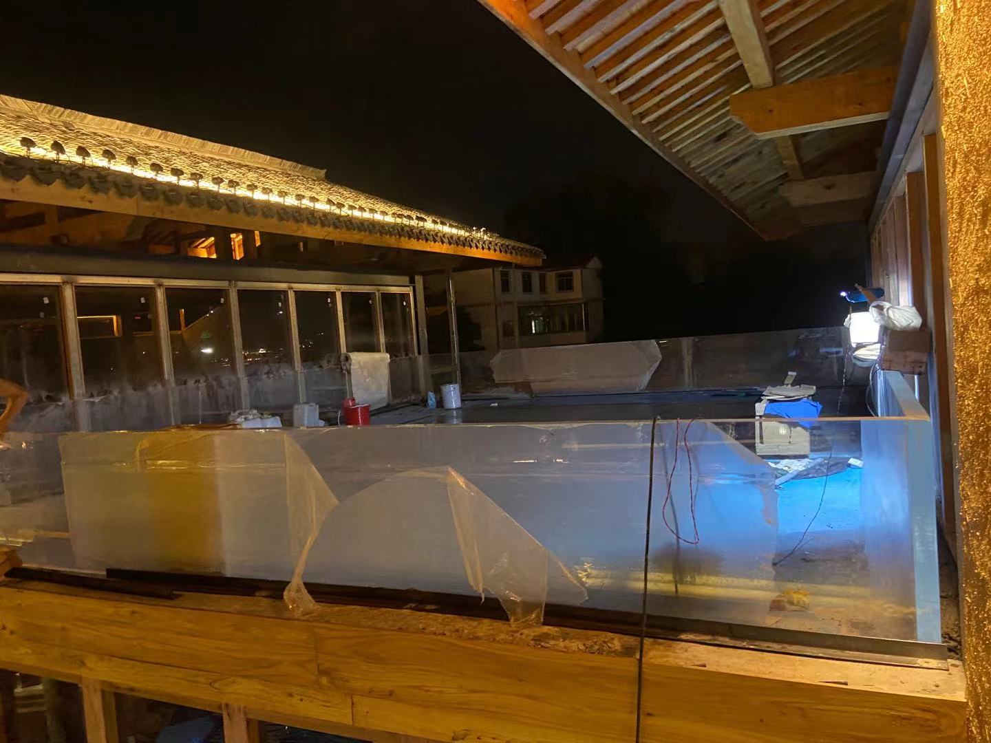 Plexiglass Explosion Proof Transparent Acrylic Infinity Pool