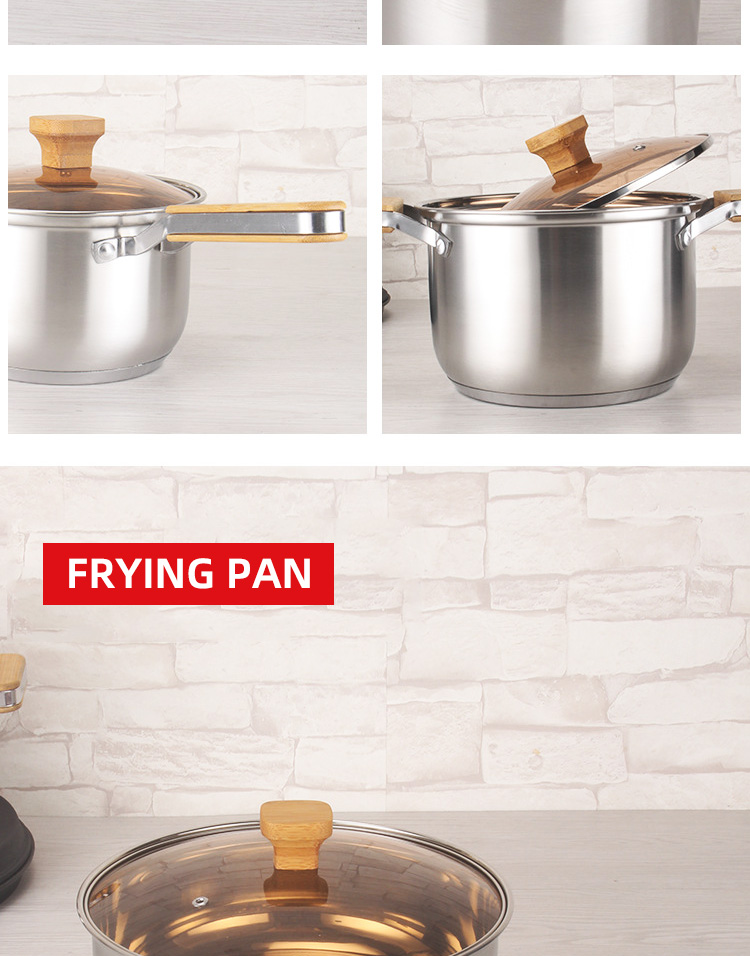 Amazon TOP Seller 12 PCS Cooking Pot Set Non Stick Sauce Pan Milk Pot Frying Pan Deep Cookware Set For Kitchen