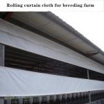 300-1000gsm PVC Tent Fabric Poultry And Livestock Farms Rolling Curtains Thermal