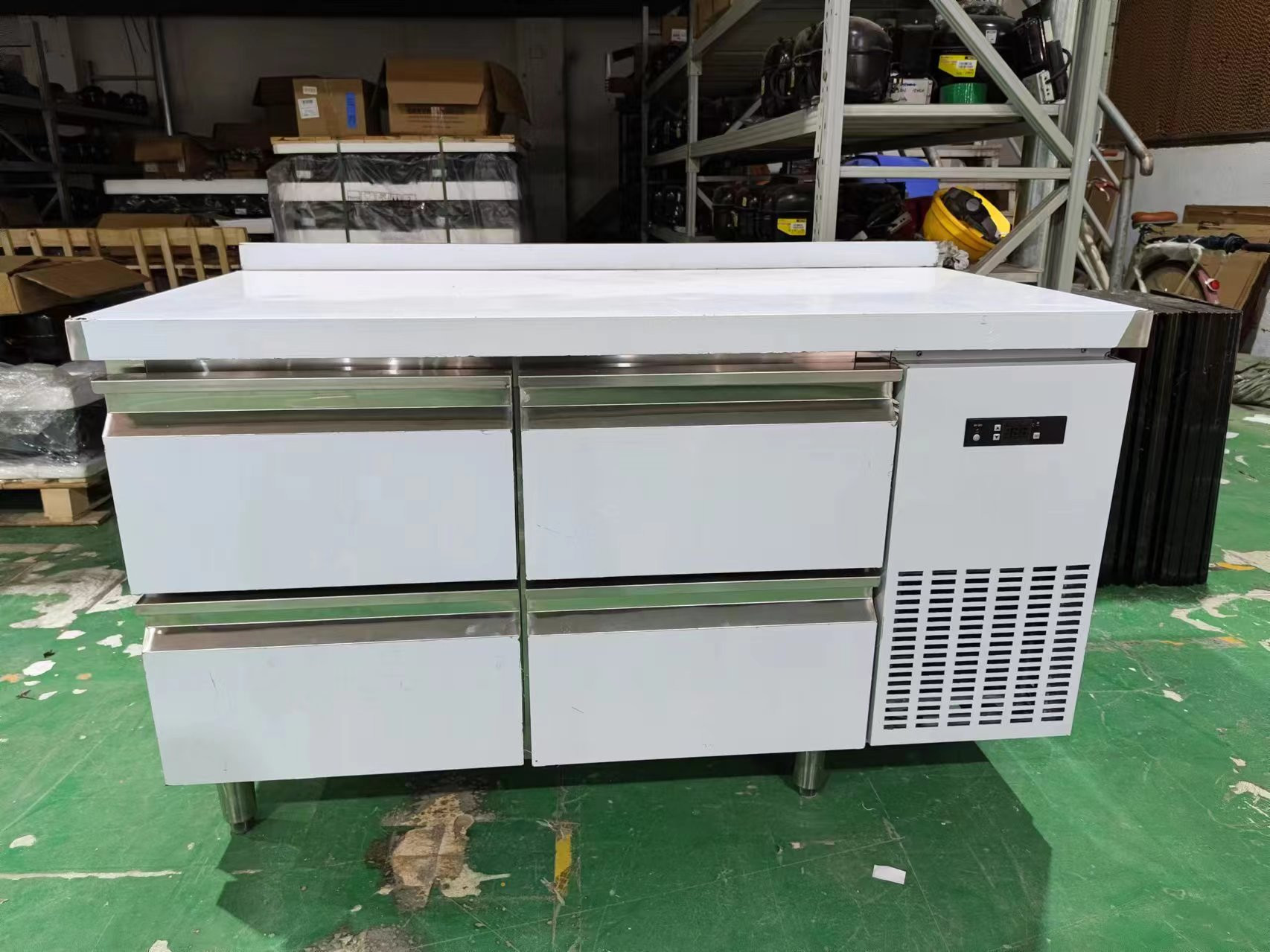Commercial Drawers Counter Top 4-drawer Under Counter Kitchen Workbench Refrigerator