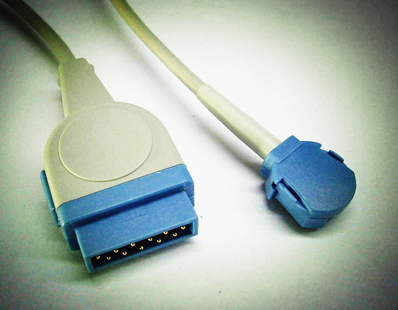 Reusable SpO2 Extension Cable Female Match Pulse Oximeter Cable