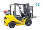 Speed 20km / H Dual Fuel Forklift 3.5 Ton , LPG Forklift Truck With Clear