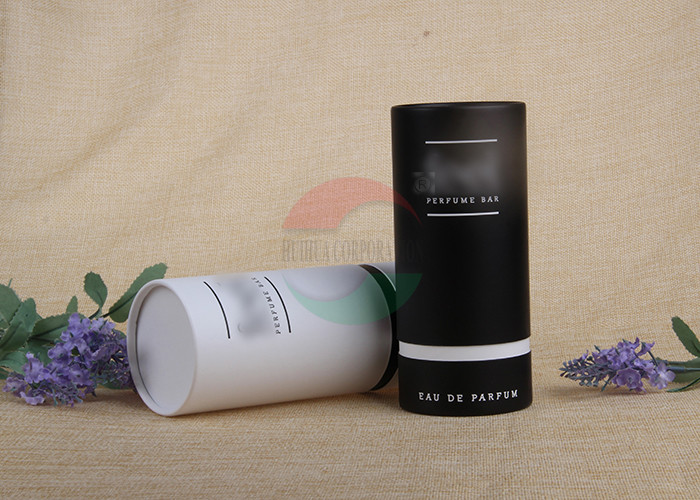 Gift Custom Rigid Cardboard Paper Tube Packaging With Matt / Spot UV FDA