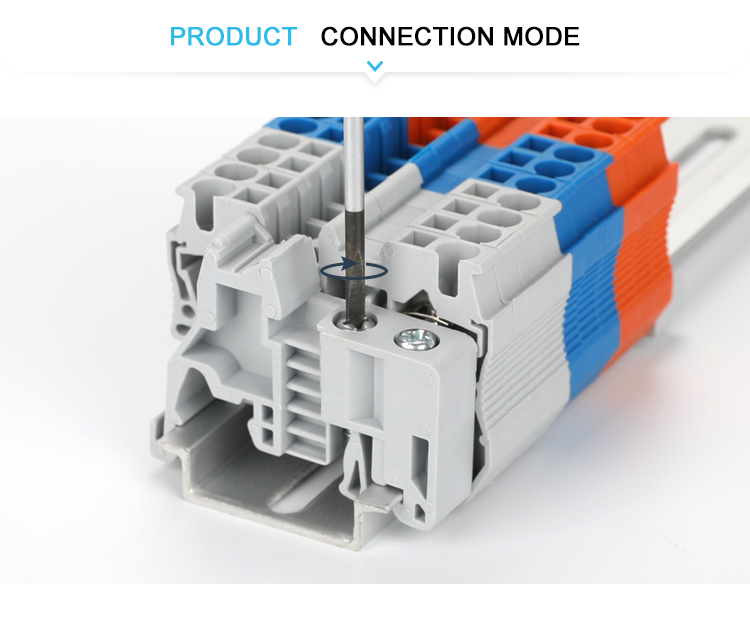 E/JUK Screw Clamp Connector Accessory , Electronic Screw Terminal Blocks Flame Resistant