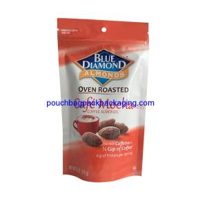 China Aluminum foil stand up pouch bag with zipper for food packaging wholesale