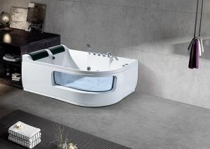 China Massage Bathroom Jacuzzi Tub , 2 Seats Whirlpool Acrylic Bathtub wholesale
