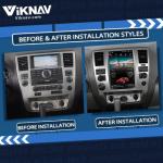 Viknav Car Radio For Infiniti QX56 2007-2010 Touch Screen 12.1 inch GPS