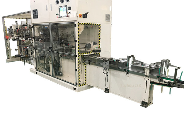 55 Bags/Min Automatic Sanitary Napkin Packing Machine PLC Controlled