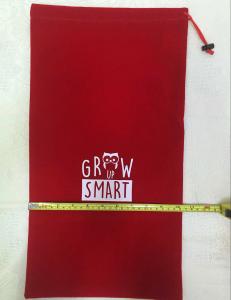China SGS Large Velvet Drawstring Bag , ISO9001 Velour Velvet Jewelry Pouches wholesale