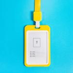 Deyi ID Card Holder Metal Crafts Plastic Material