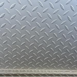 China 316L 304 201 3mm Thick Chequered Steel Plate Stainless Steel Pattern Sheet Diamond Shaped wholesale