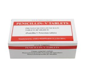 China Penicilline VK Tablets BP/USP, The drug Treating infections caused by certain bacteria. wholesale