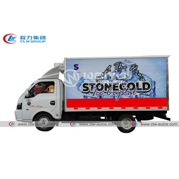 Dongfeng Refrigerated Cold Room Van Mini Truck Freezer Van Food Transport Box Truck