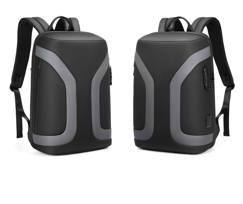 Soft Handle Laptop Water Resistant Backpack For Work Thread Pattern Type