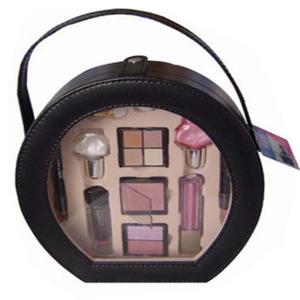 China good quality luxury PU leather cosmetic box wholesale