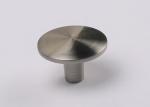 Brushed Nickel Unique Furniture Cabinet Knobs Dia 35mm Fashionable Style