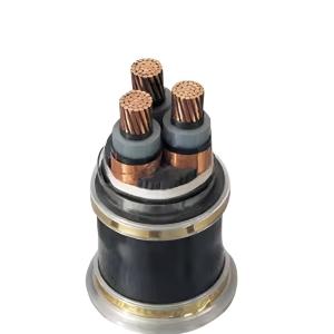 China Metal Screen Copper Conductor MV Power Cable XLPE Insulation PVC Sheath OEM Logo wholesale