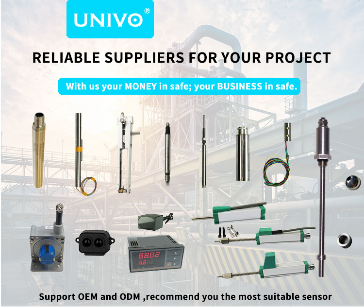 Customized UNIVO LVDT for High Precision Nuclear Power Industry Applications 304/316L