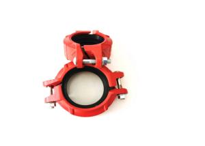 China Flexible Grooved Coupling , Ductile Iron Grooved Fittings 2 Inch Class300 wholesale