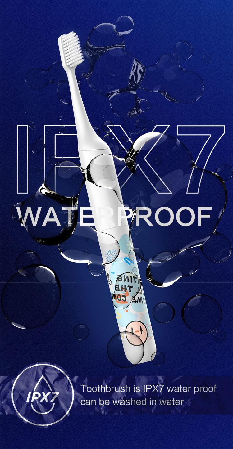 Rechargeable Oral Care Electric Toothbrush IPX7 Waterproof For Adults Teens