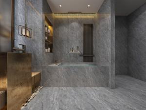 China 32x32'' ISO13006 Polished Glazed Tiles Gray Marble 9.8mm wholesale