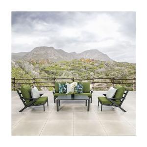 China Aluminum Frame AJUNION 4 Piece Outdoor Furniture Set for Leisure Facilities and Patio wholesale