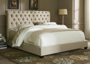China Upholstered Bed, Upholstered Headboard, Hotel Furniture, Fabric Bed wholesale