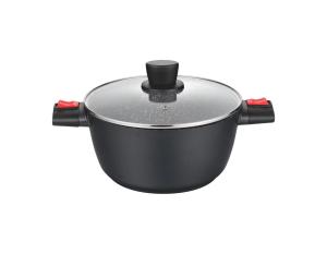China Versatile Stick Aluminum Pot For Induction Cooktops Black wholesale