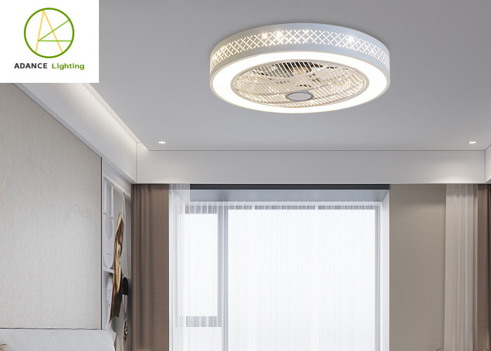China 43cm Blade Modern Ceiling Fan Lights AC220V Remote Control wholesale