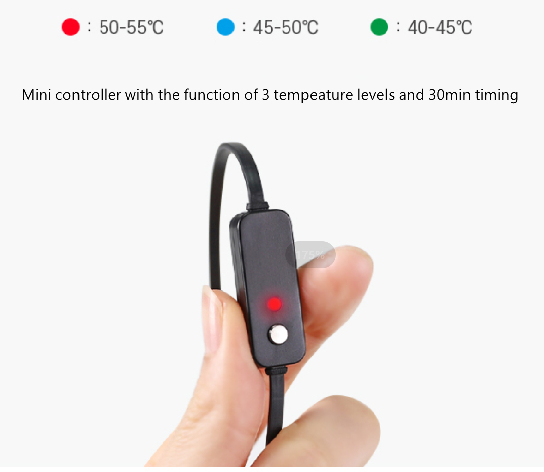 Magnetic USB Heated Eye Mask For Relieving Eye Stress
