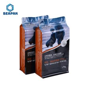 China Custom Printing Flat Bottom k Pet Food Bags wholesale